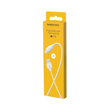 Кабель BOROFONE BX19 USB to iP 2.4A, 1m, PVC, TPE connectors, White