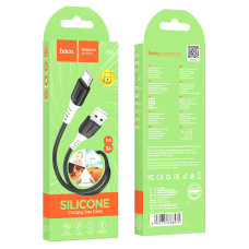Кабель HOCO X82 USB to Type-C 3A, 1m, silicone, silicone connectors, Black