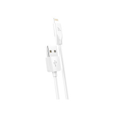 Кабель HOCO X1 USB to iP 2.4A, 1m, PVC, PVC connectors, White