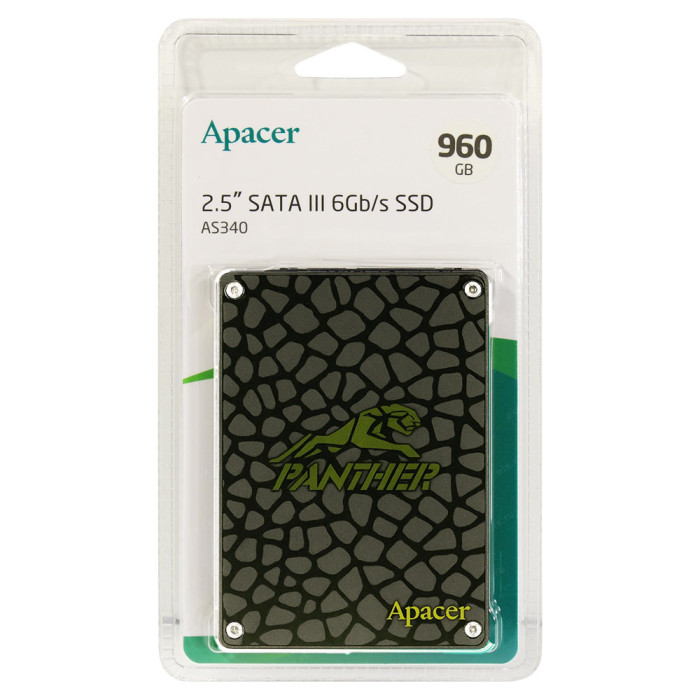 Накопичувач SSD Apacer AS340 960GB 2.5" 7mm SATAIII Standard