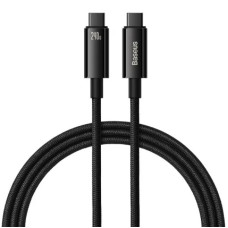 Кабель Baseus Tungsten Gold Fast Charging Data Cable Type-C to Type-C 240W 2m Black