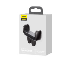 Автотримач для телефона Baseus Steel Cannon Air Outlet Car Mount Black
