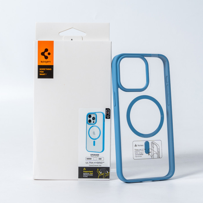 Чохол для смартфона Spigen AAA Magnetic Color for Apple iPhone 15 Pro Max Light Blue