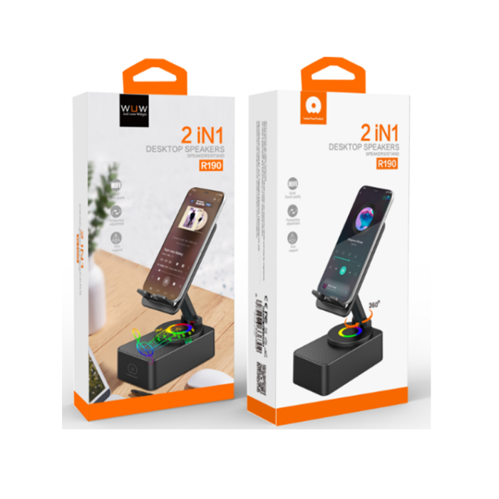 Портативна колонка WUW-R190, 5W, Black