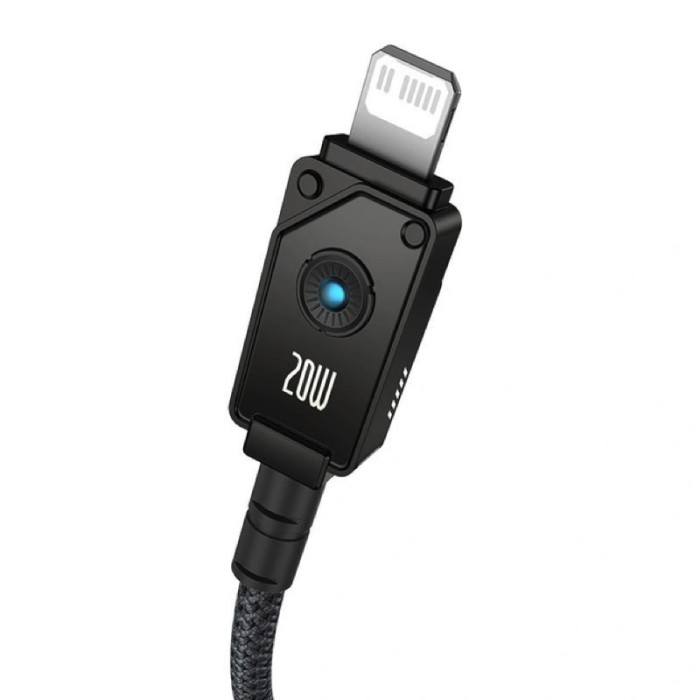 Кабель Baseus Unbreakable Series Fast Charging Data Cable Type-C to iP 20W 2m Cluster Black