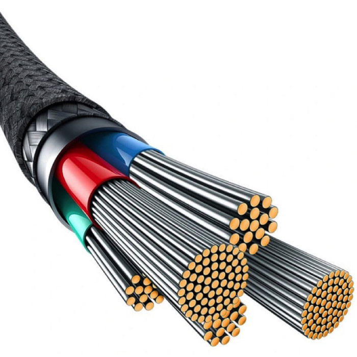 Кабель Baseus Unbreakable Series Fast Charging Data Cable Type-C to iP 20W 2m Cluster Black