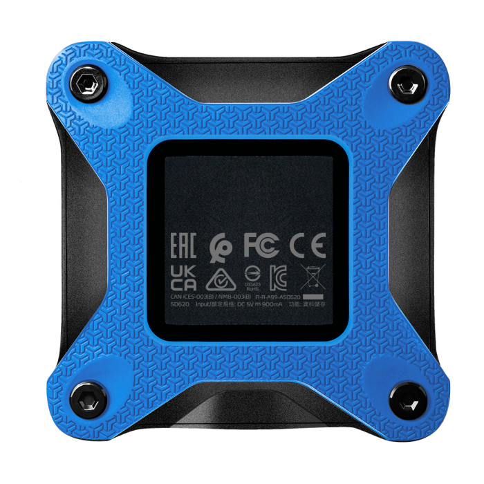 Портативний SSD ADATA SD620 512GB USB 3.2 520/460Mb/s Blue