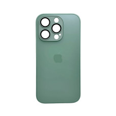 Чохол для смартфона AG Glass Matt Frame Color Logo for Apple iPhone 15 Pro Light Green