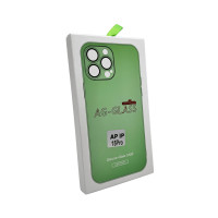 Чохол для смартфона AG Glass Matt Frame Color Logo for Apple iPhone 15 Pro Light Green
