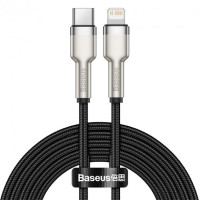 Кабель Baseus Cafule Series Metal Data Cable Type-C to iP PD 20W 2m Black