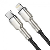Кабель Baseus Cafule Series Metal Data Cable Type-C to iP PD 20W 2m Black