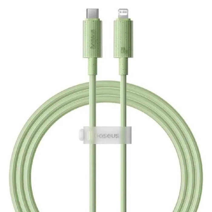 Кабель Baseus Habitat Series Fast Charging Cable Type-C to iP 20W 2m Natural Green