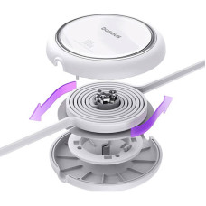 Кабель Baseus Free2Draw Mini Retractable Charging Cable Type-C to Type-C 100W 1m Moon White