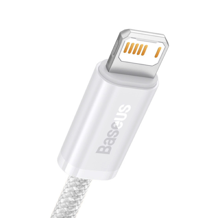 Кабель Baseus Dynamic Series Fast Charging Data Cable USB to iP 2.4A 2m White