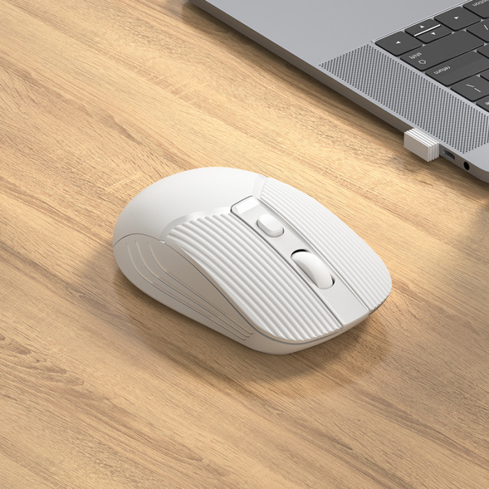 Маніпулятор миша BOROFONE BG5 Business wireless mouse White