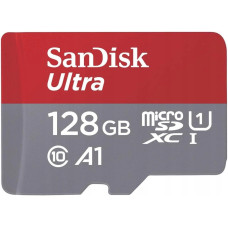 Карта пам'яті microSDXC (UHS-1) SanDisk Ultra 128Gb class 10 A1 (140Mb/s) (adapter SD) Imaging Packaging