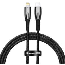 Кабель Baseus Glimmer Series Fast Charging Data Cable Type-C to iP 20W 1m Black