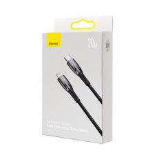 Кабель Baseus Glimmer Series Fast Charging Data Cable Type-C to iP 20W 1m Black