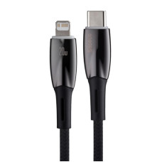 Кабель Baseus Glimmer Series Fast Charging Data Cable Type-C to iP 20W 1m Black