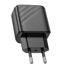 Мережевий зарядний пристрій HOCO CS23A Sunlight dual port PD30W+QC3.0 charger Black