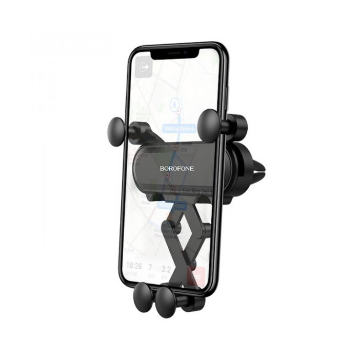 Автотримач для телефона BOROFONE BH19 Eddie air outlet gravity in-car holder