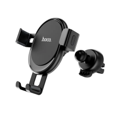 Автотримач для телефона HOCO CA56 Plus Armor metal gravity car holder Black Silver