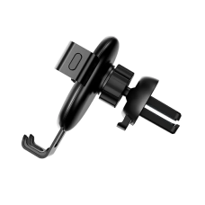 Автотримач для телефона HOCO CA56 Plus Armor metal gravity car holder Black Silver