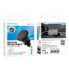 Автотримач для телефона BOROFONE BH102 Cloud magnetic car holder(air outlet) Black