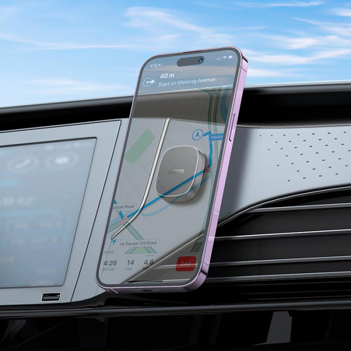 Автотримач для телефона HOCO H52 Ultimate magnetic car holder Deep Space Gray