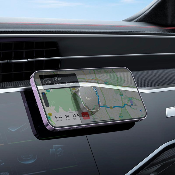 Автотримач для телефона HOCO H52 Ultimate magnetic car holder Deep Space Gray