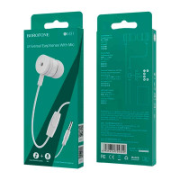 Навушники дротові BOROFONE BM31 (3.5mm) White
