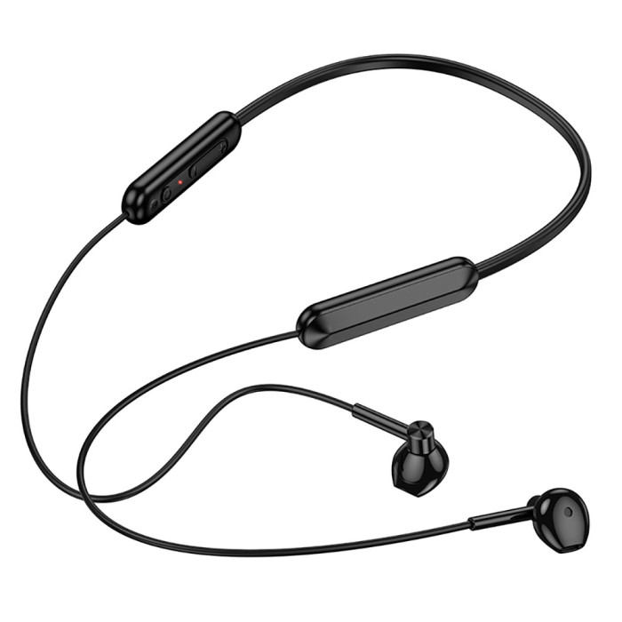 Бездротові спортивні навушники BOROFONE BE70 Light neck-hanging BT earphones obsidian black