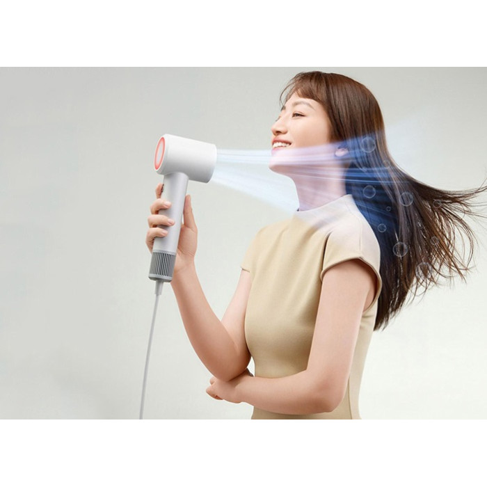 Фен Xiaomi Mijia High Speed Hair Dryer H501 SE White + (перехідник на EU розетку)