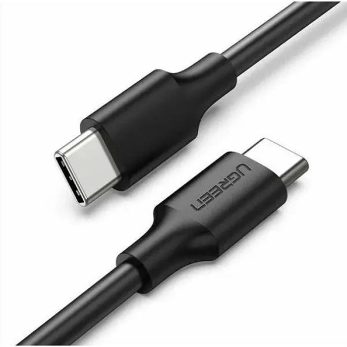 Кабель UGREEN US286 USB 2.0 Type C to Type C Cable Nickel Plating 1m (Black) (UGR-50997)