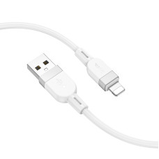 Кабель HOCO X109 Energy silicone charging data cable iP (L=1M) White