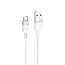 Кабель HOCO X109 Energy silicone charging data cable Micro(L=1M) White