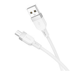 Кабель HOCO X109 Energy silicone charging data cable Micro(L=1M) White