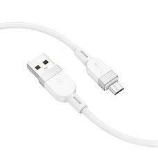 Кабель HOCO X109 Energy silicone charging data cable Micro(L=1M) White