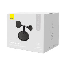 Бездротовий зарядний пристрій Baseus Swan 3-in-1 Wireless Magnetic Charging Bracket 20W Black Universal version