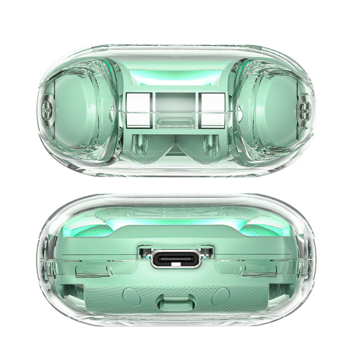 Бездротові навушники TWS ACEFAST T8 Crystal Mint Green