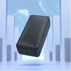 Зовнішній акумулятор BOROFONE BJ56B Graceful 22.5W+PD20W fully compatible power bank(30000mAh) Black