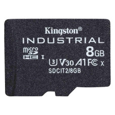 Карта пам'яті microSDHC (UHS-1 U3) Kingston Industrial 8Gb class 10 V30 А1