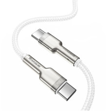 Кабель Baseus Cafule Series Metal Data Cable Type-C to Type-C 100W 1m White