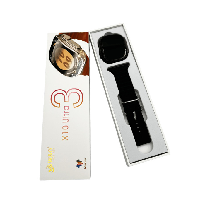 Смарт-годинник W&O X10 Ultra 3 49mm. 300 mAh. IP67 Black