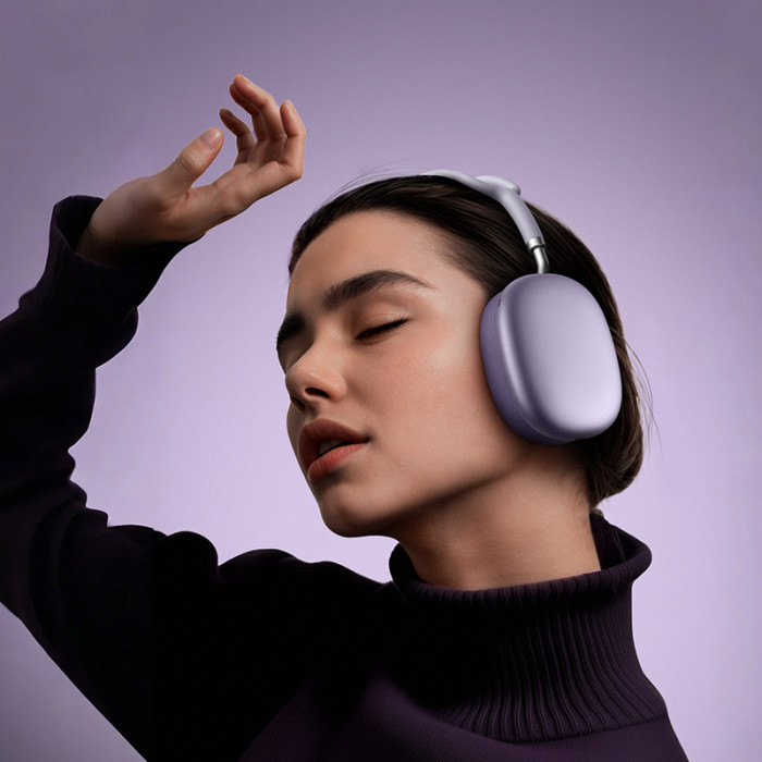 Бездротові накладні навушники HOCO W65 Happy BT headphones Purple