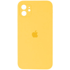 Чохол для смартфона Silicone Full Case AA Camera Protect for Apple iPhone 12 56,Sunny Yellow