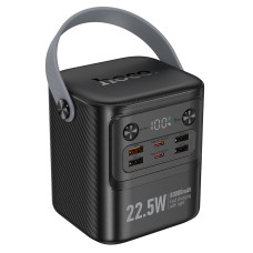 Зовнішній акумулятор HOCO J152 Tough 22.5W+PD20W+light power bank (80000mAh) Black