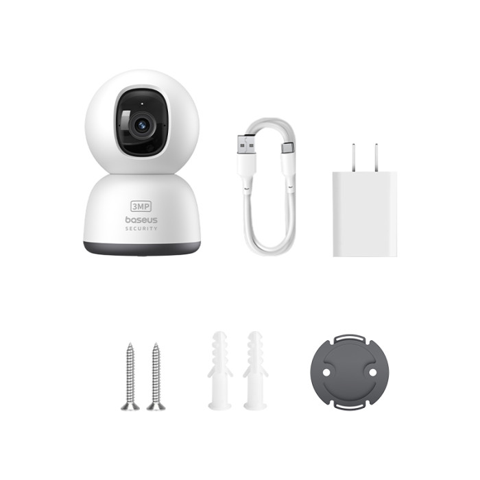 IP-камера відеоспостереження Baseus Security P1 Series Indoor 3MP OS White EU