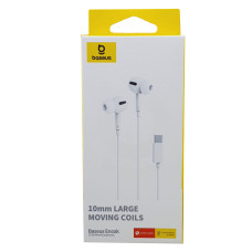 Навушники дротові Baseus Encok CZ18 Wired Earphones Moon (Type-C) White