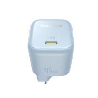 Мережевий зарядний пристрій Baseus PicoGo GaN Fast Charger 1C 45W EU Galaxy Blue